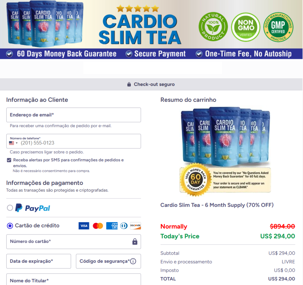 Secure checkout preview