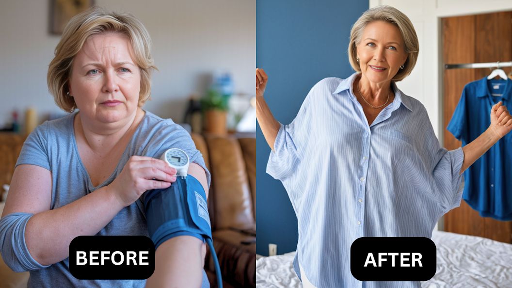 Before and after transformation